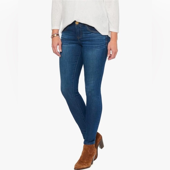 Democracy “Ab”solution blue jeggings woman’s size 8 - Picture 1 of 8